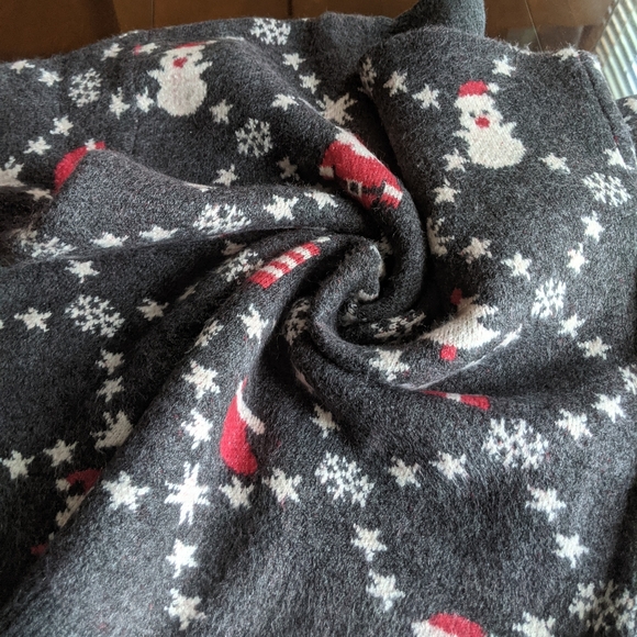 Soft Grey Christmas Turtleneck Sweater - Picture 6 of 9